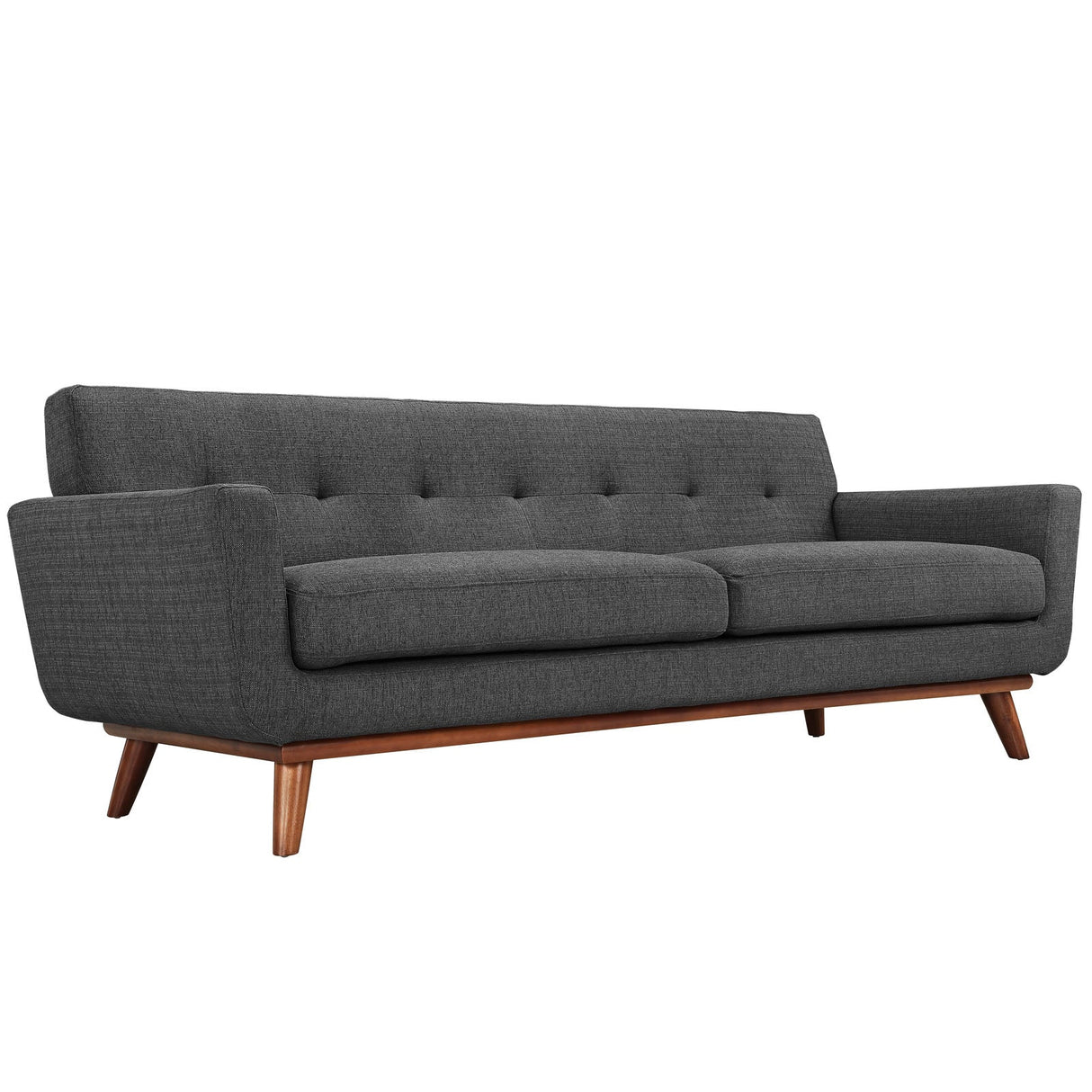 3 Piece 123" Gently Sloping Curved Upholstered Armchairs and Sofa Set