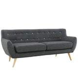 2 Piece 109" Organically Shaped Upholstered Living Room Set
