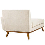 Right-Facing Upholstered Fabric Chaise 70 Inch