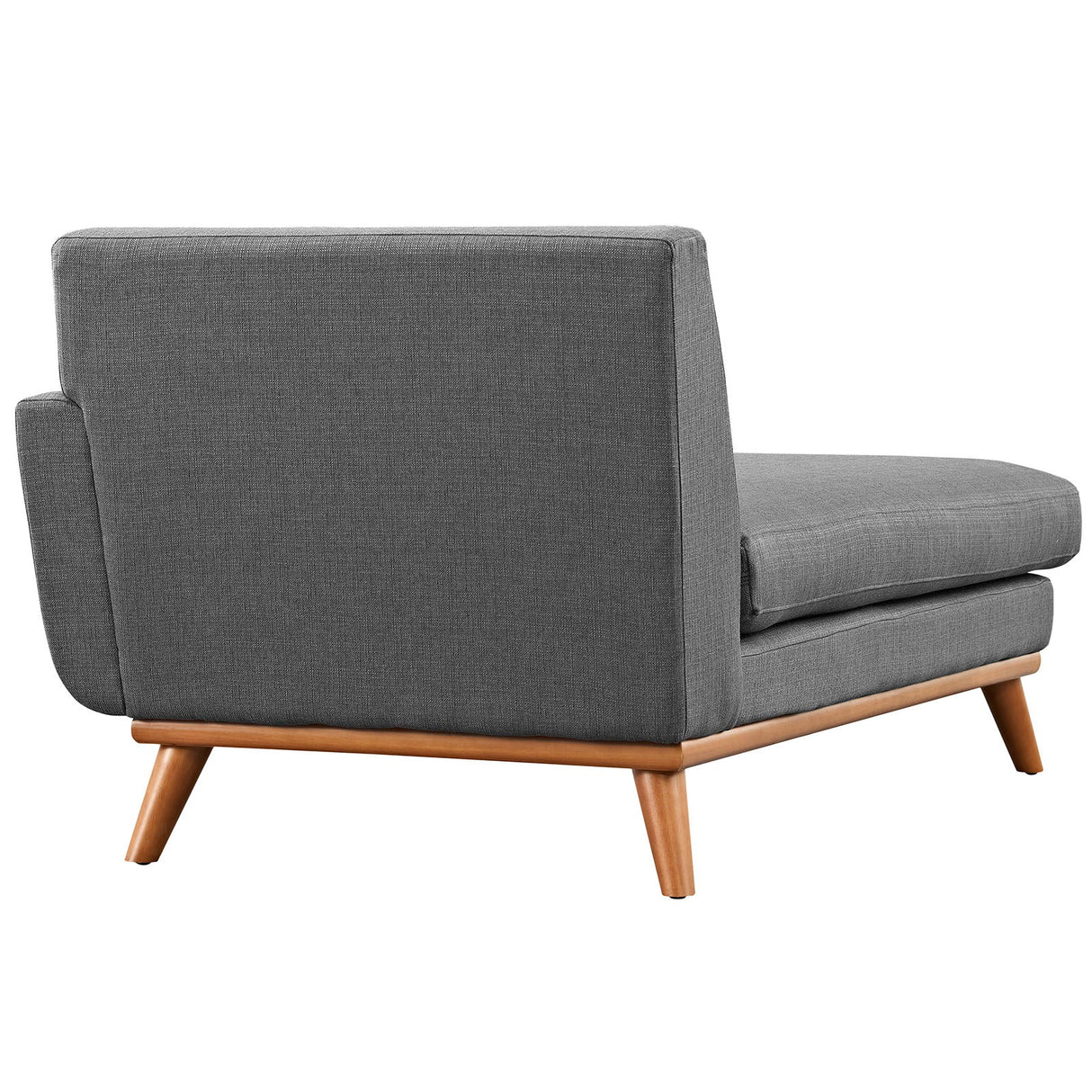 Right-Facing Upholstered Fabric Chaise 70 Inch