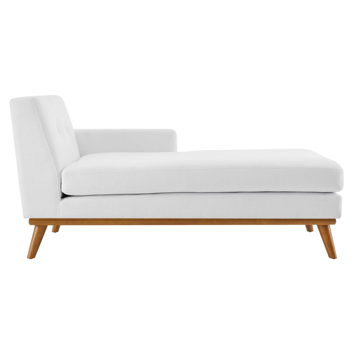 Right-Facing Upholstered Fabric Chaise 70 Inch