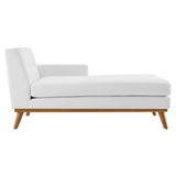 Right-Facing Upholstered Fabric Chaise 70 Inch
