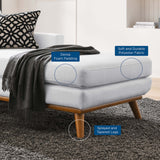 Right-Facing Upholstered Fabric Chaise 70 Inch