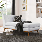 Right-Facing Upholstered Fabric Chaise 70 Inch