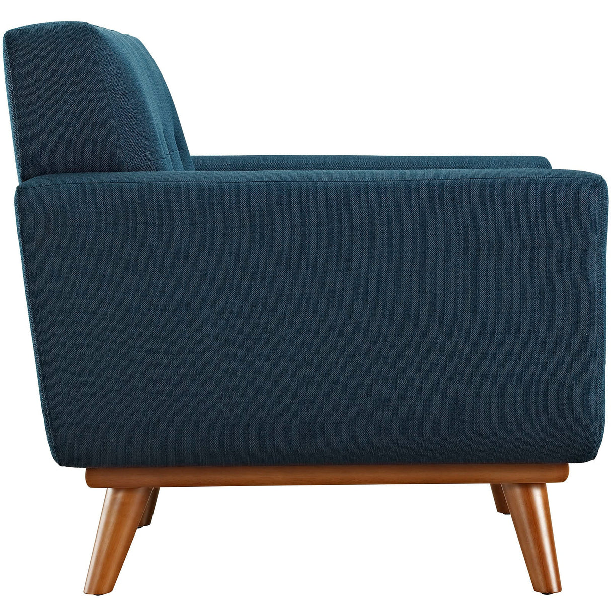40 Inch Upholstered Fabric Armchair and Ottoman Set