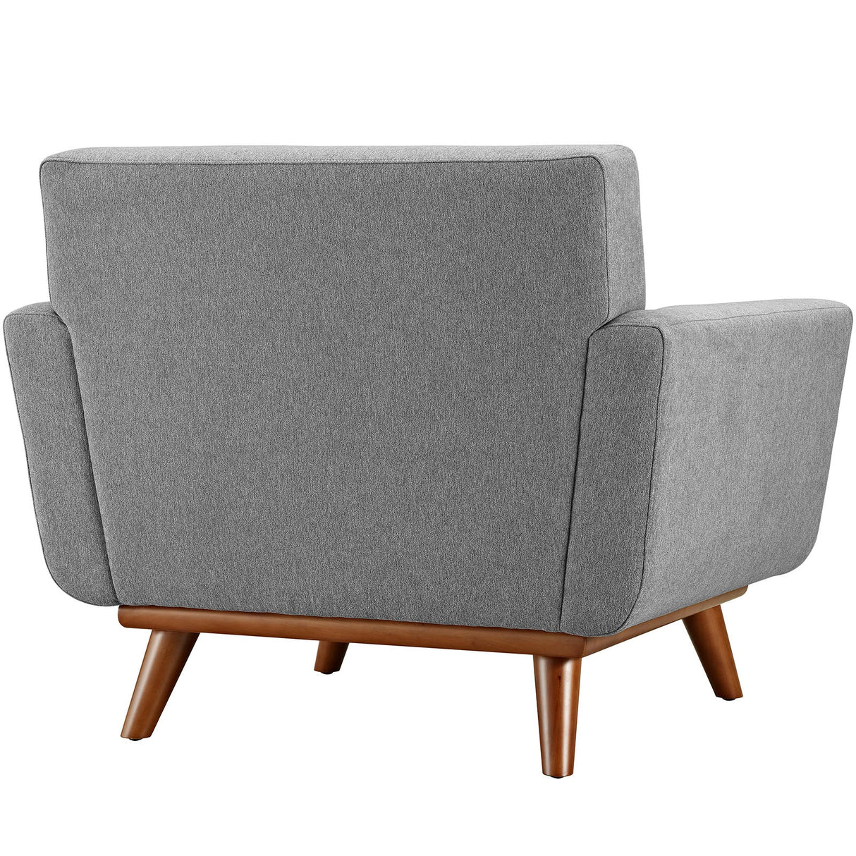 40 Inch Upholstered Fabric Armchair and Ottoman Set