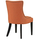 Tufted Fabric Dining Chair with Nailhead Trim