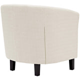 30 Inch Prospect Mid-Century Modern Chesterfield Fabric Accent Armchair