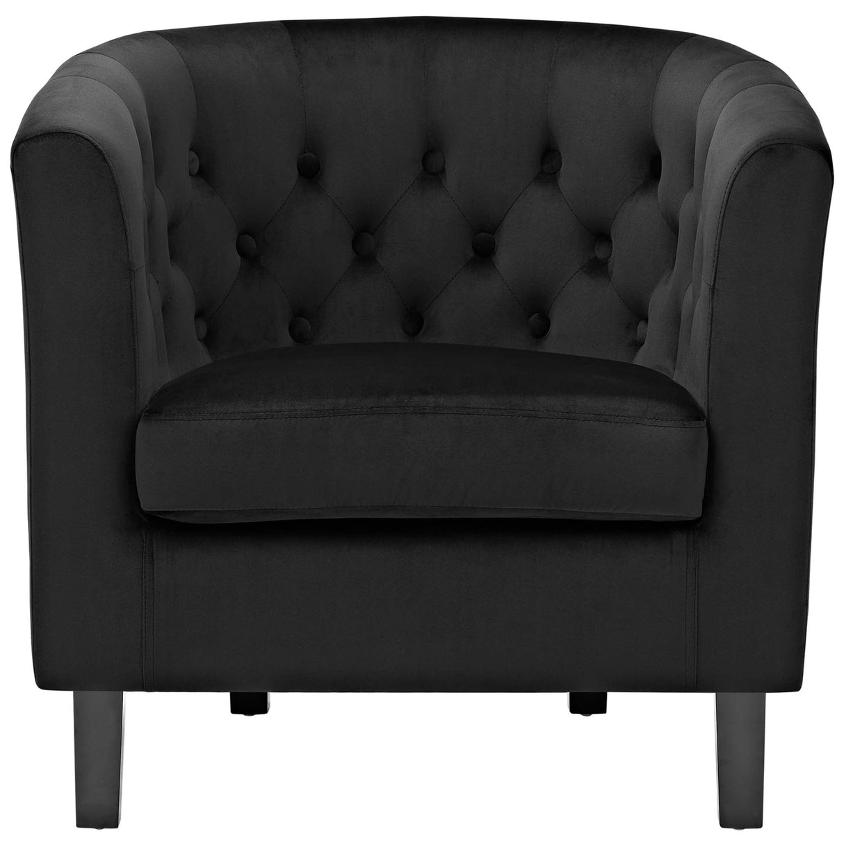 30 Inch Chesterfield Style Performance Velvet Accent Armchair with Button Tufting