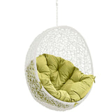 125" White Peridot Outdoor Hanging Swing Chair (No Stand)