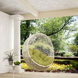 125" White Peridot Outdoor Hanging Swing Chair (No Stand)