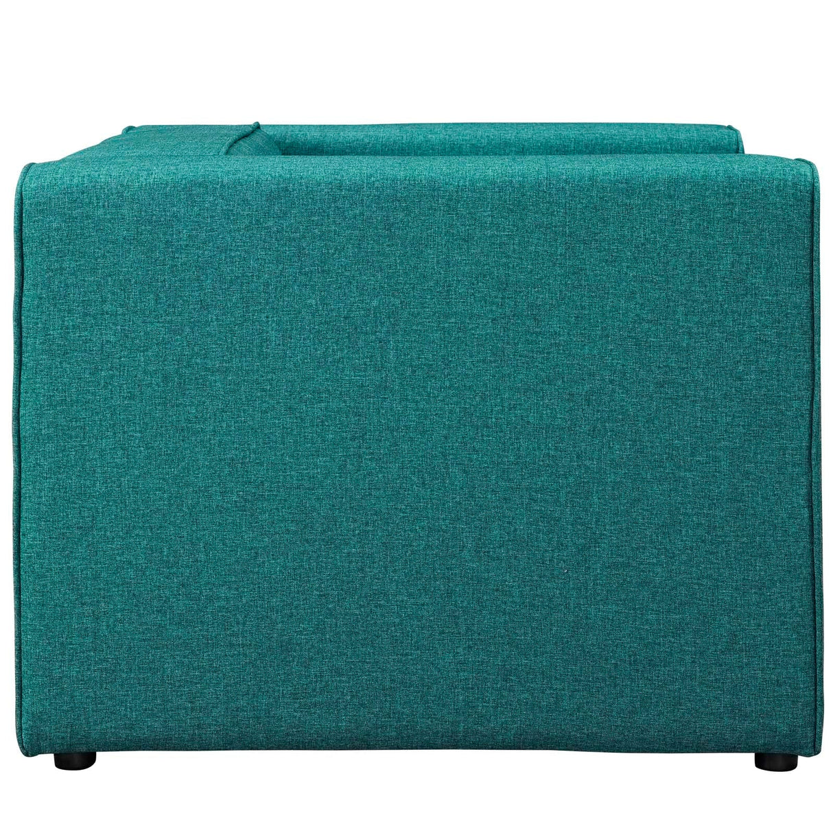 46 Inch Modular Upholstered Fabric Armchair