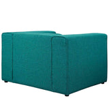 46 Inch Modular Upholstered Fabric Armchair