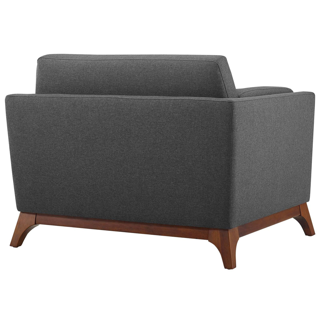 35 Inch Upholstered Fabric Armchair