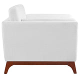 35 Inch Upholstered Fabric Armchair