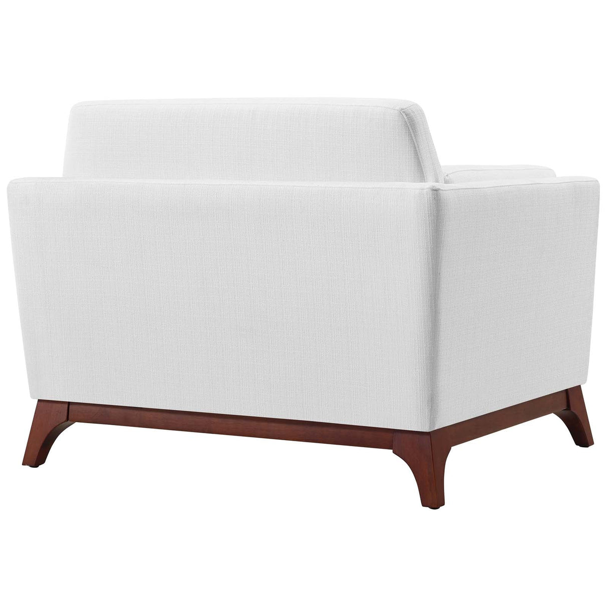 35 Inch Upholstered Fabric Armchair