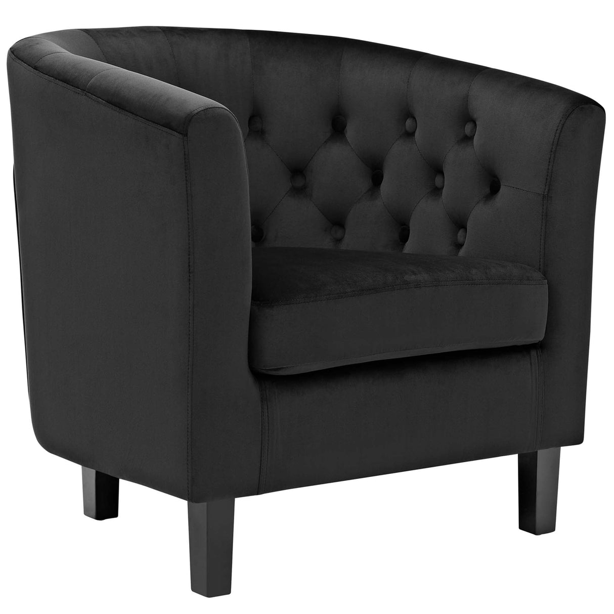 29 Inch Performance Velvet Button Tufted Armchair Set of 2