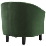 28 Inch Channel Tufted Performance Velvet Barrel Armchair