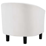 28 Inch Channel Tufted Performance Velvet Barrel Armchair