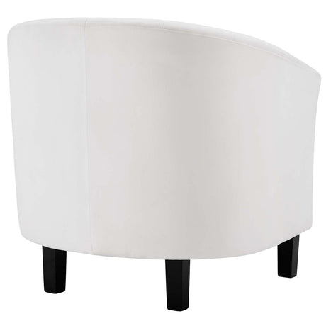 28 Inch Channel Tufted Performance Velvet Barrel Armchair