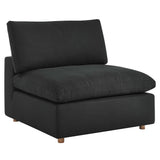 Down Filled Overstuffed Armless Chair – 39 Inch