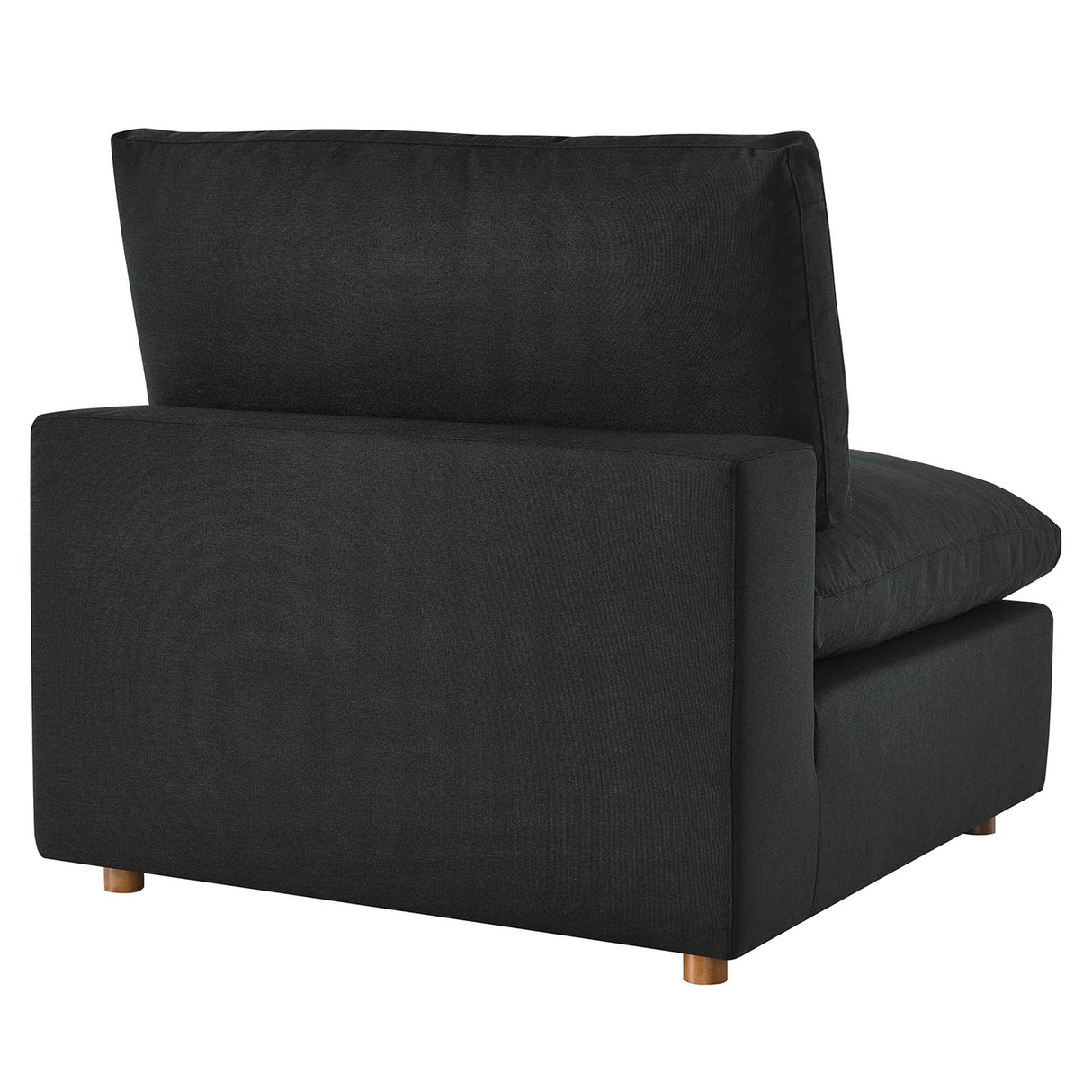 Down Filled Overstuffed Armless Chair – 39 Inch