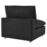 Down Filled Overstuffed Armless Chair – 39 Inch