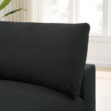 Down Filled Overstuffed Armless Chair – 39 Inch