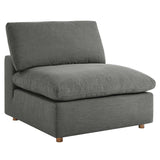 Down Filled Overstuffed Armless Chair – 39 Inch