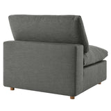Down Filled Overstuffed Armless Chair – 39 Inch
