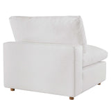 Down Filled Overstuffed Armless Chair – 39 Inch