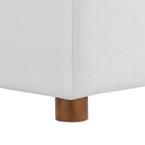 Down Filled Overstuffed Armless Chair – 39 Inch