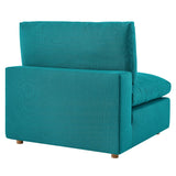 Down Filled Overstuffed Armless Chair – 39 Inch