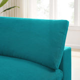 Down Filled Overstuffed Armless Chair – 39 Inch