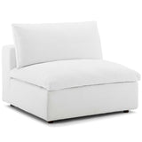 Down Filled Overstuffed Armless Chair – 39 Inch