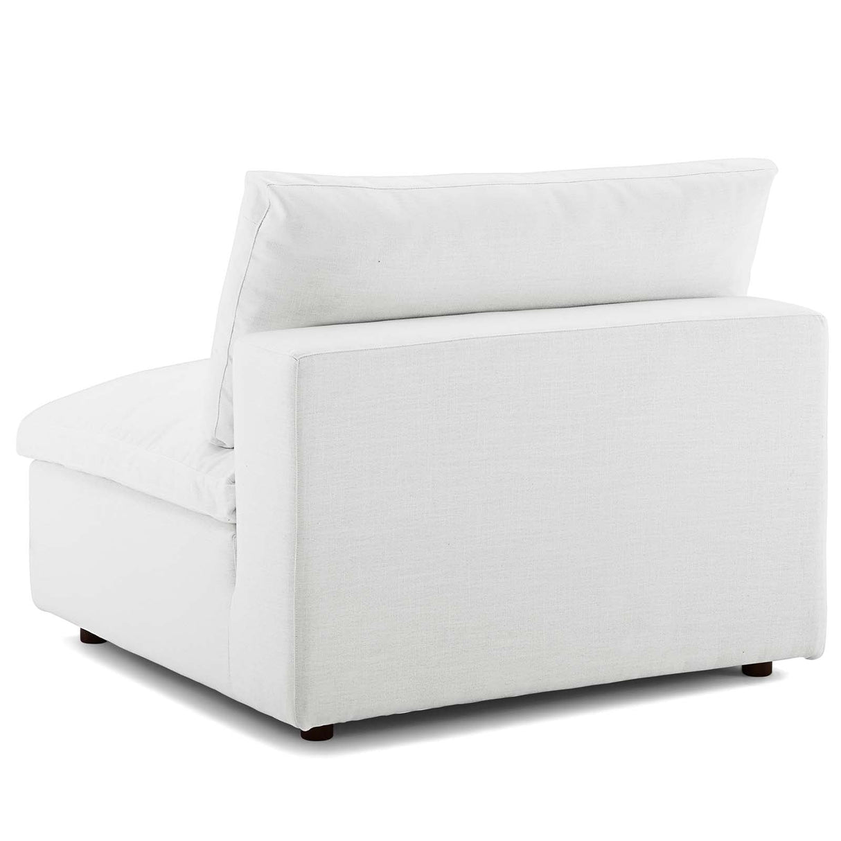 Down Filled Overstuffed Armless Chair – 39 Inch
