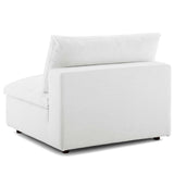 Down Filled Overstuffed Armless Chair – 39 Inch