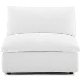 Down Filled Overstuffed Armless Chair – 39 Inch