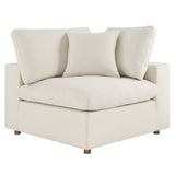 Down Filled Overstuffed Corner Chair – 40 Inch