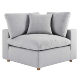 Down Filled Overstuffed Corner Chair – 40 Inch