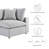 Down Filled Overstuffed Corner Chair – 40 Inch