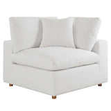 Down Filled Overstuffed Corner Chair – 40 Inch