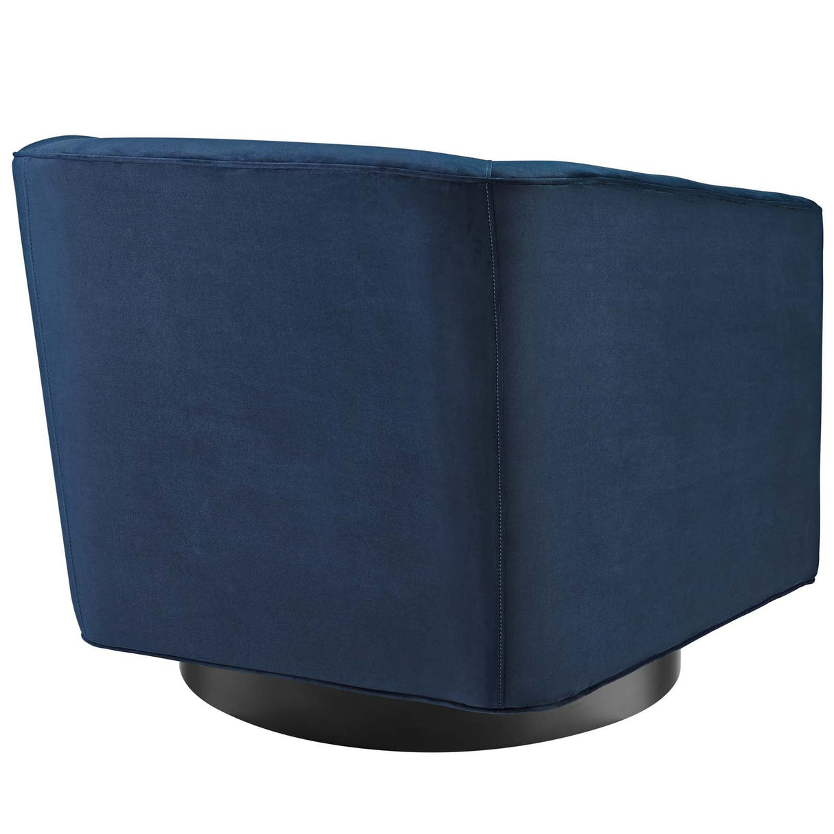 33 Inch Performance Velvet Barrel Swivel Chair