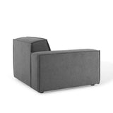 Minimalist Upholstered Fabric Left-Arm Sectional Chair – 42 Inch