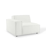 Minimalist Upholstered Fabric Left-Arm Sectional Chair – 42 Inch