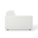 Minimalist Upholstered Fabric Left-Arm Sectional Chair – 42 Inch