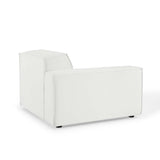 Minimalist Upholstered Fabric Left-Arm Sectional Chair – 42 Inch