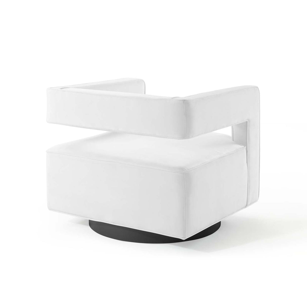 30 Inch Performance Velvet Swivel Armchair
