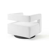30 Inch Performance Velvet Swivel Armchair