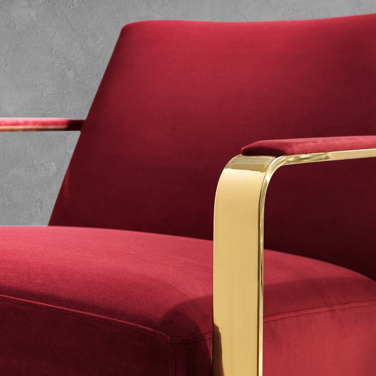 27 Inch Performance Velvet Accent Chair with Coated Steel Frame